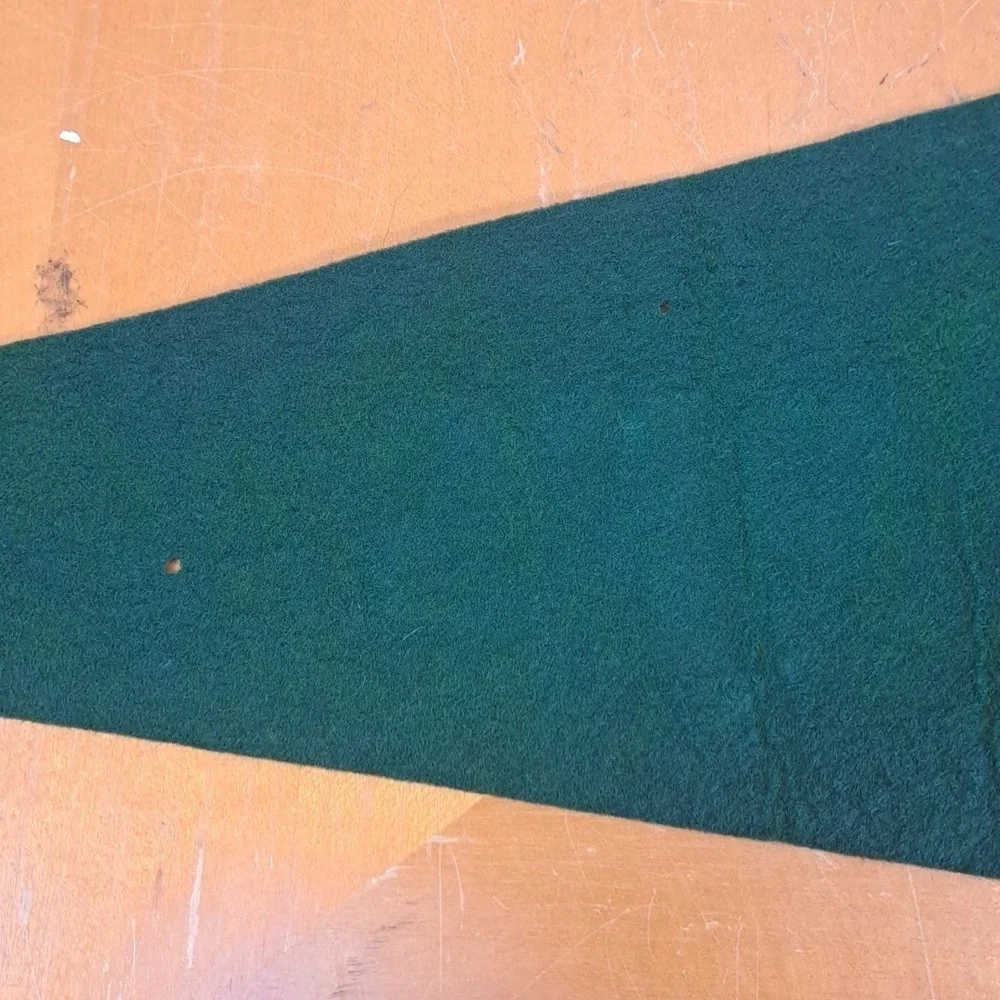Vintage 50s & 1997 set of 2 Green Bay Packers NFL team wool & felt pennants